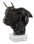 Bison - Bust Bronze Sculpture