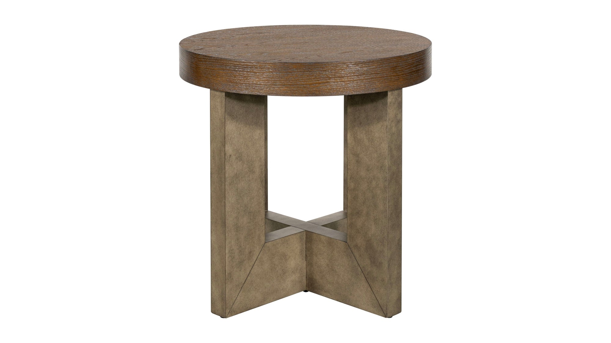 Nova - End Table - Cerused Charcoal Oak