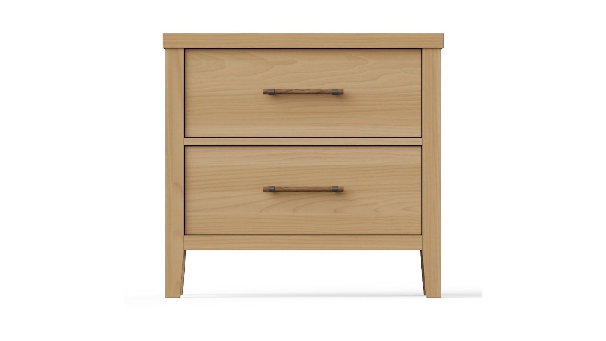 Pure Maple - 2 Drawer Nightstand