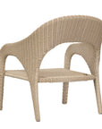 Kavali - Outdoor Wicker Lounge Chair - Woodtone