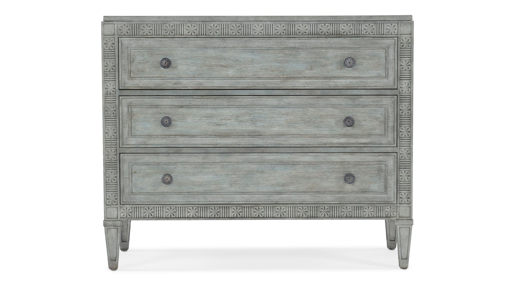 Charleston - Three-Drawer Chest - Light Blue