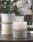 Ombra - Modern Vases (Set of 2) - Beige