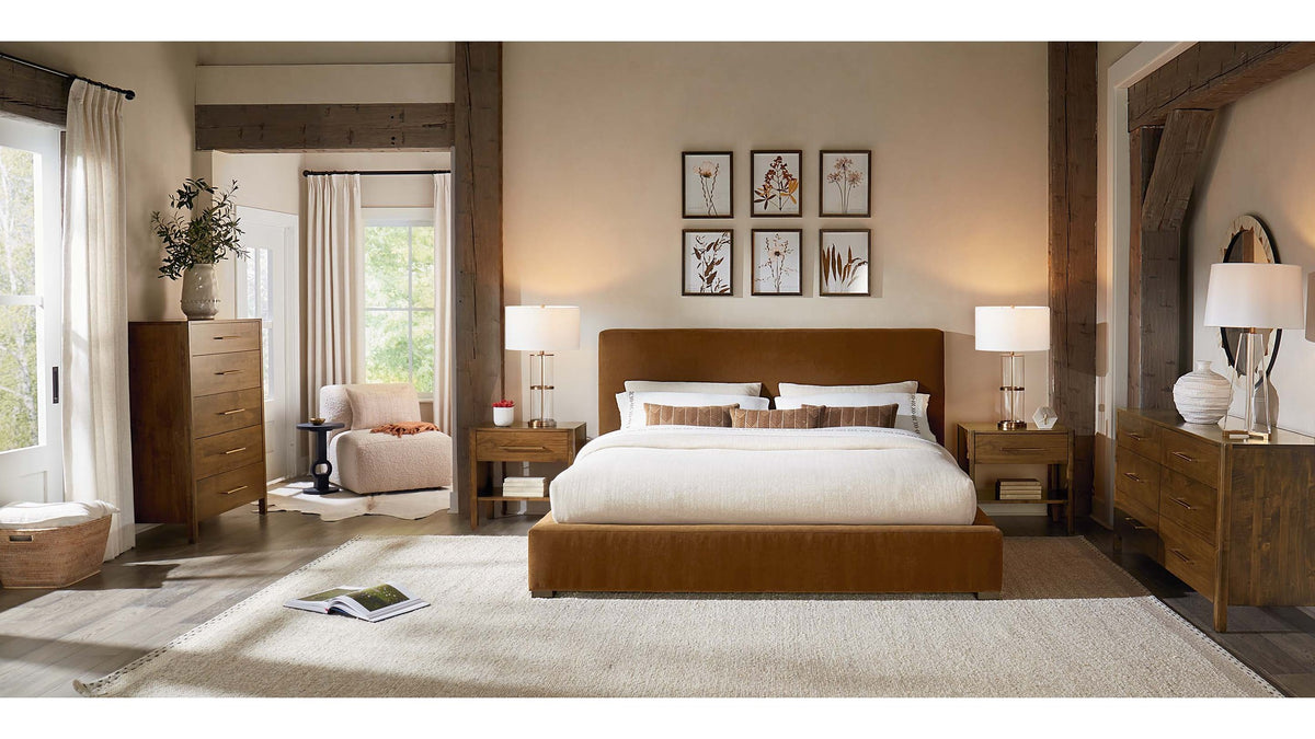 Eden Upholstered Platform Bed