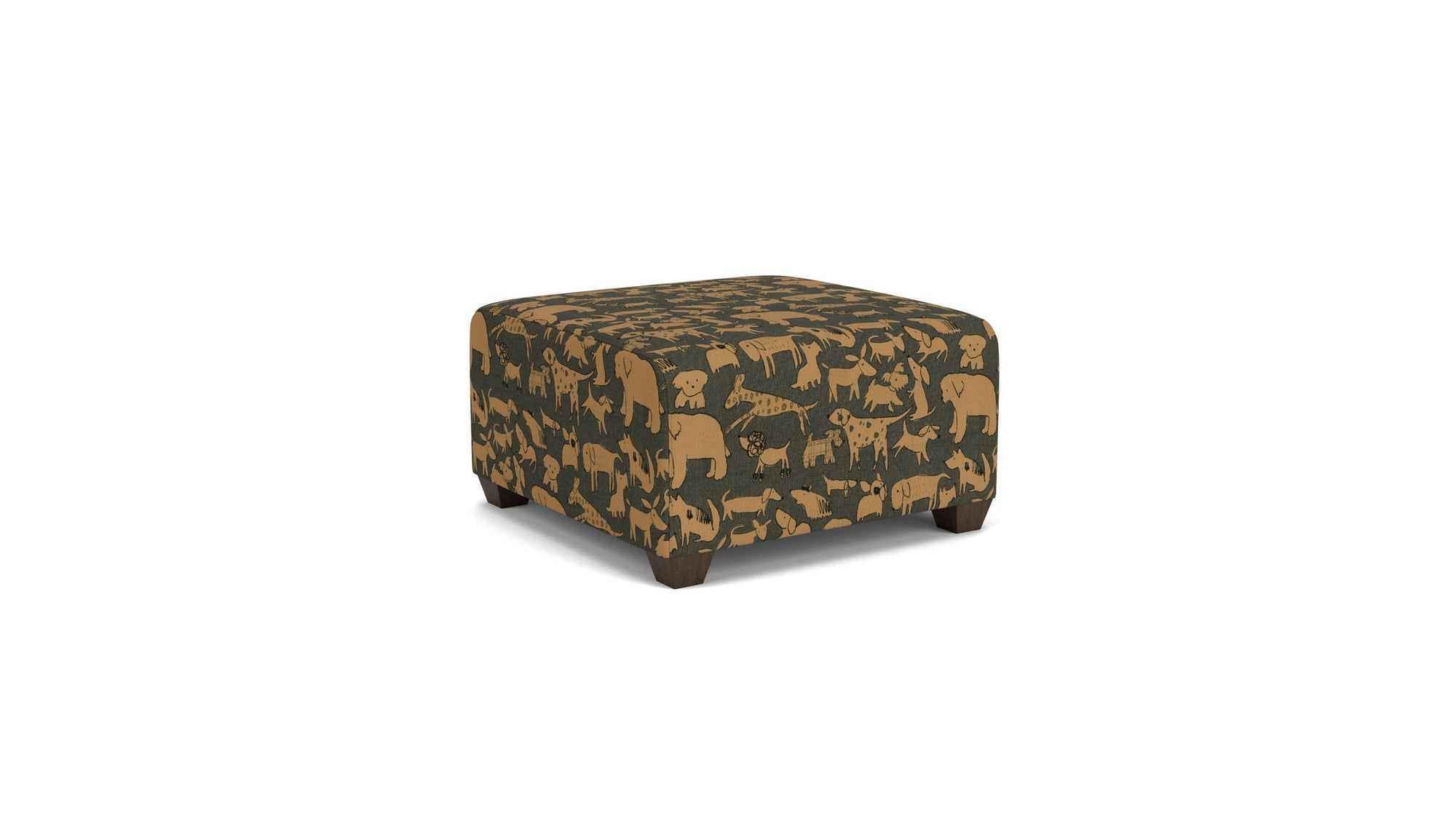 Freedom - Fabric Square Cocktail Ottoman
