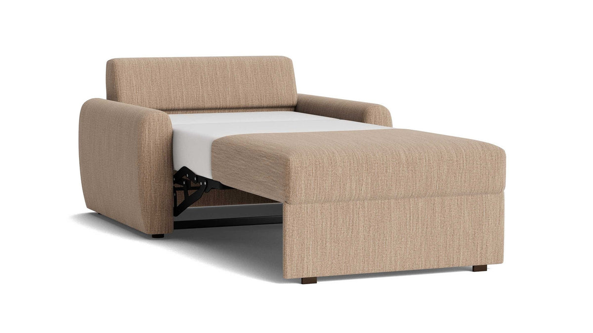 Z4 Round Arm Twin Sleeper Chair