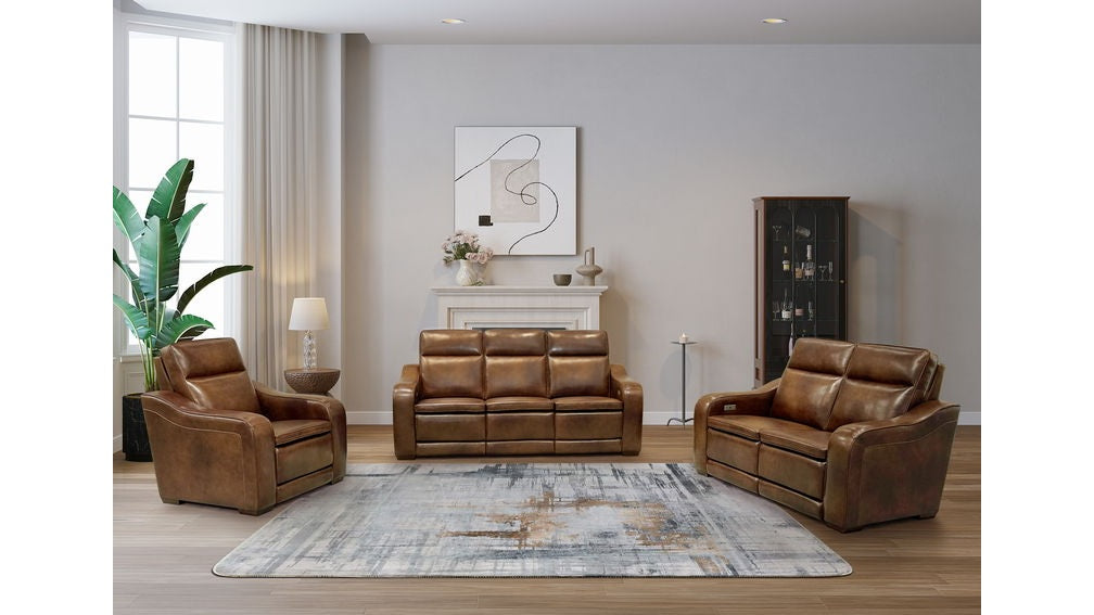 Grady - Sofa Recliner With Power And Power Headrest, Power Lumbar - Cocoa