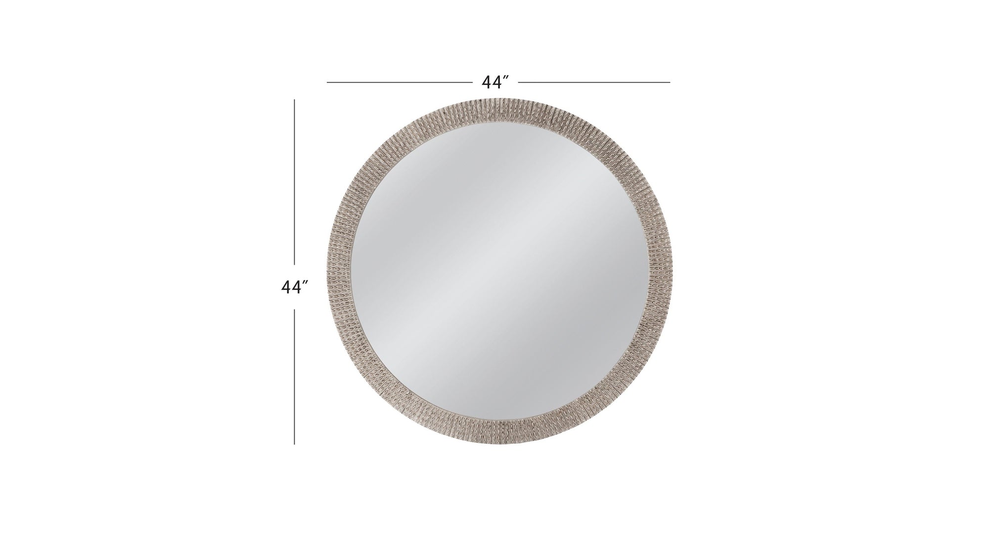 Beatrice - Wall Mirror - Pearl Silver