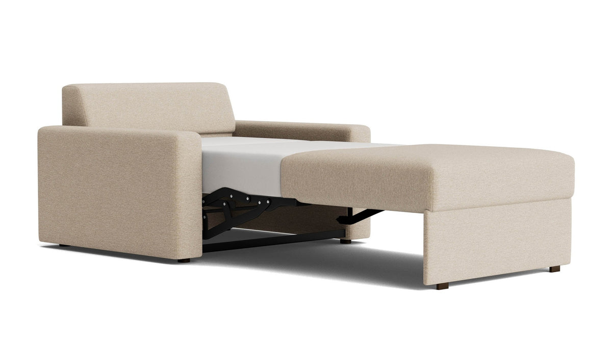Z4 Track Arm Twin Sleeper Chair
