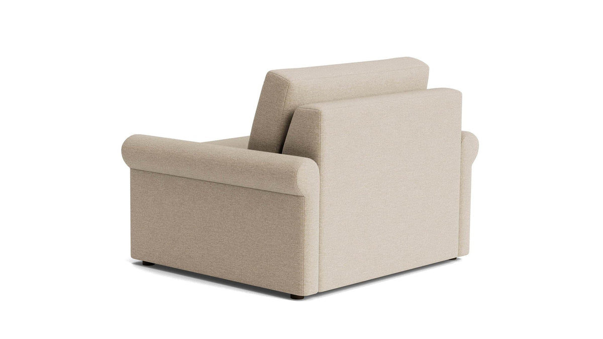 Z4 Roll Arm Twin Sleeper Chair