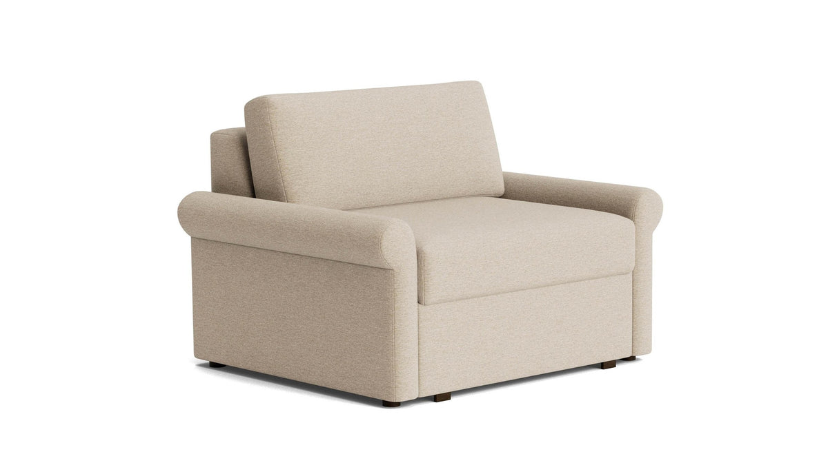Z4 Roll Arm Twin Sleeper Chair