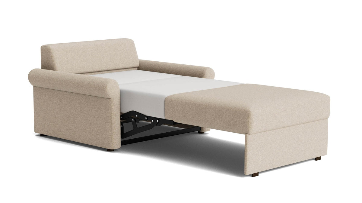Z4 Roll Arm Twin Sleeper Chair