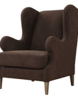 Serpentine - Brown Fabric Accent Chair