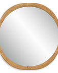 Salina - Round Bamboo Mirror
