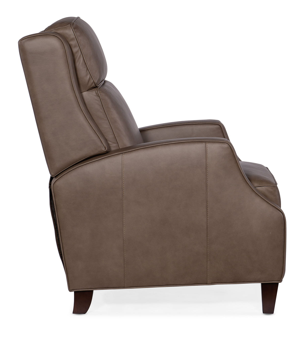 RC - Tricia Manual Push Back Recliner - Dark Brown