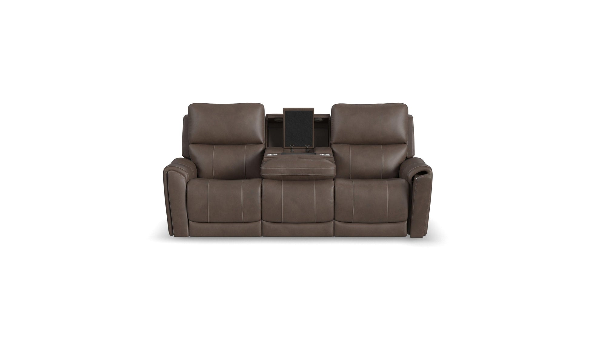 Carter - Power Reclining Sofa With Console &amp; Power Headrests &amp; Lumbar