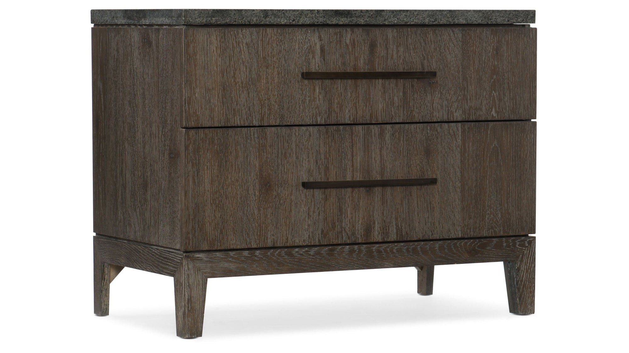 Miramar Aventura - San Marcos Stone Top Nightstand - Dark Gray