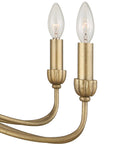 Corella - 8 Light Chandelier - Gold