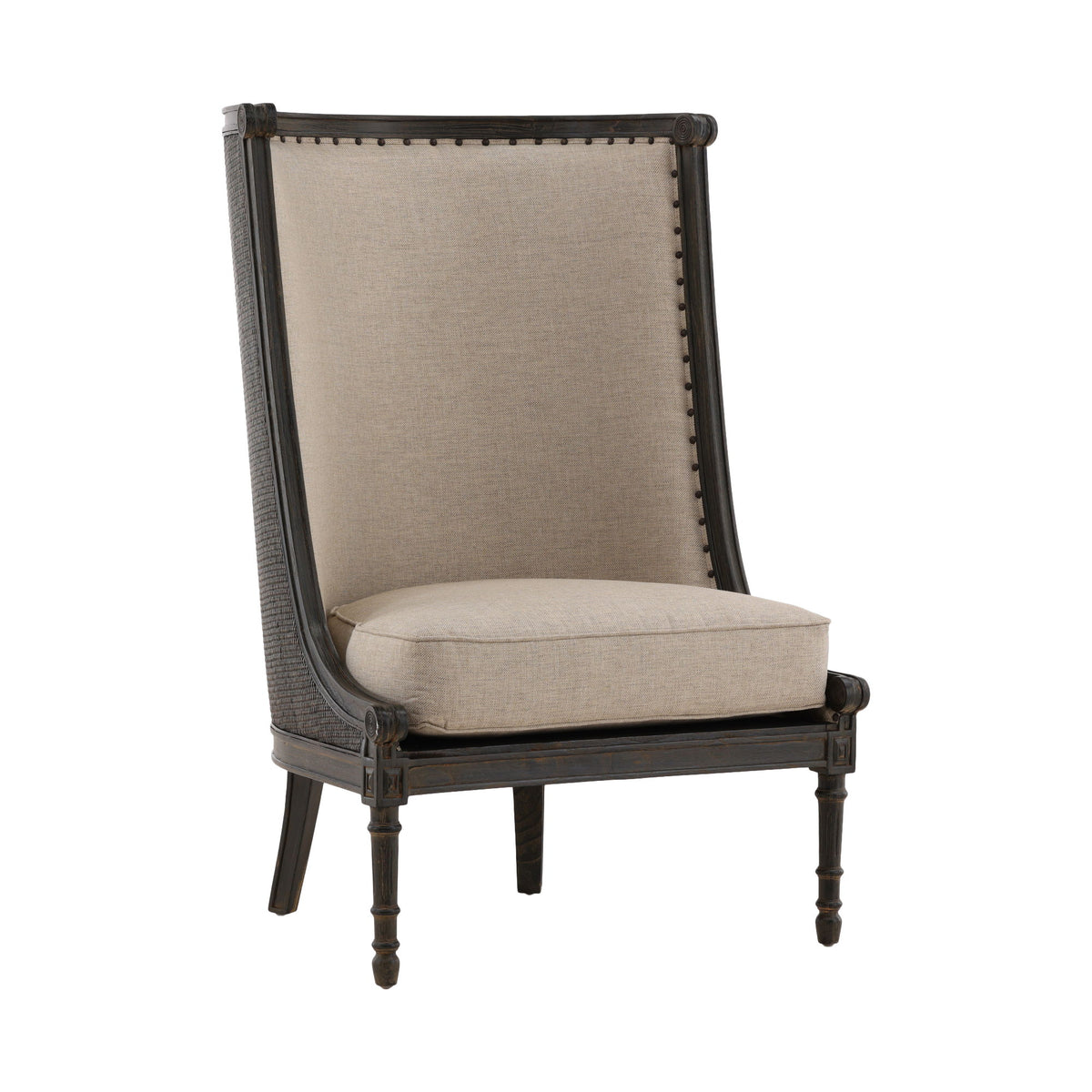 Kingsley - Occasional Chair - Black / Beige