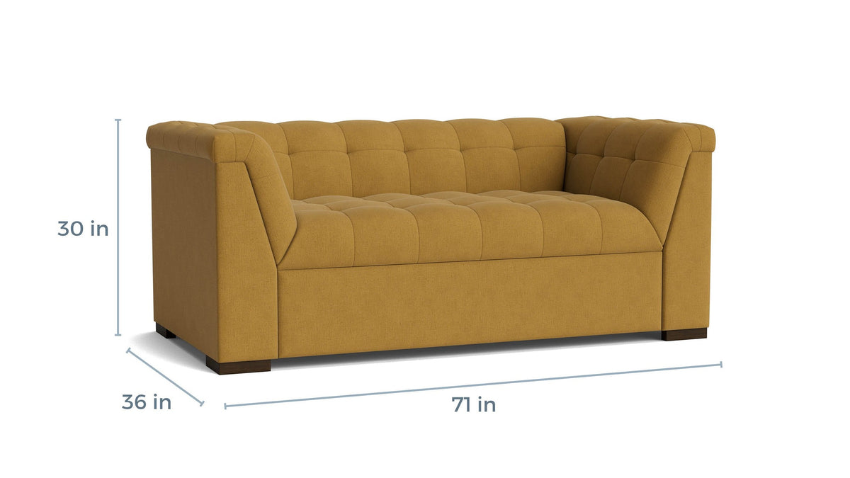 Reynolds Tufted Bench Loveseat