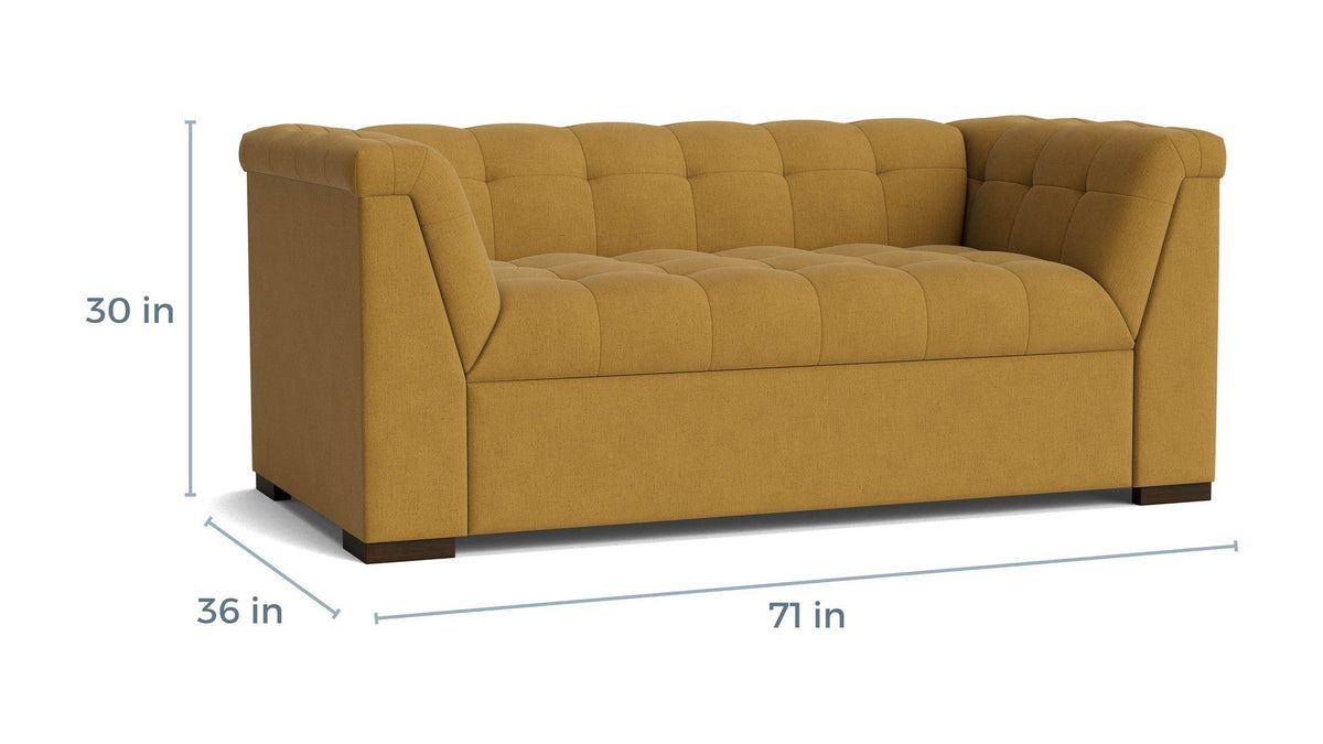 Reynolds Tufted Bench Loveseat