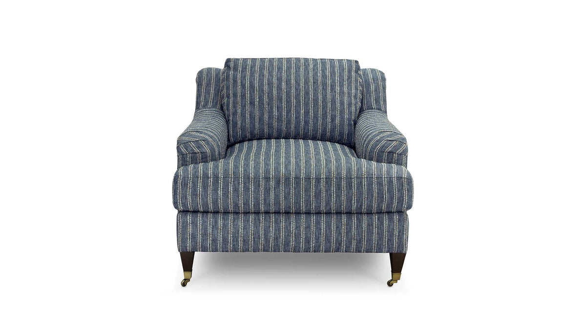 Stockten English Arm Chair with Casters