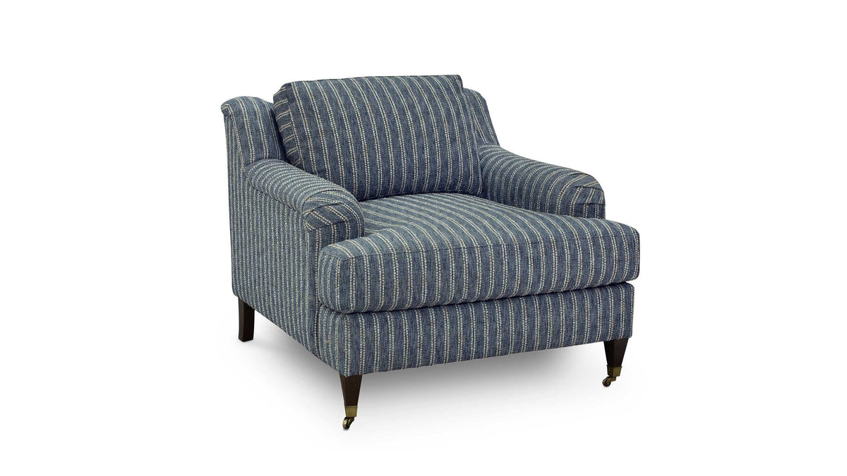 Stockten English Arm Chair with Casters