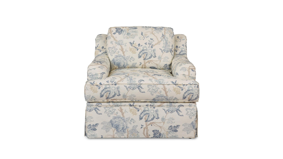 Stockten English Arm Skirted Chair