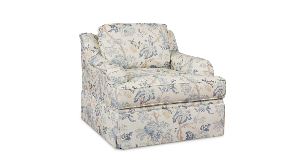 Stockten English Arm Skirted Chair