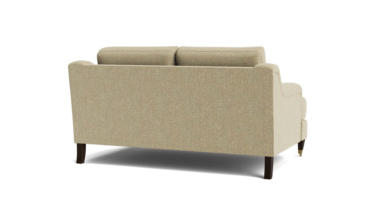 Stockten English Arm Loveseat with Casters