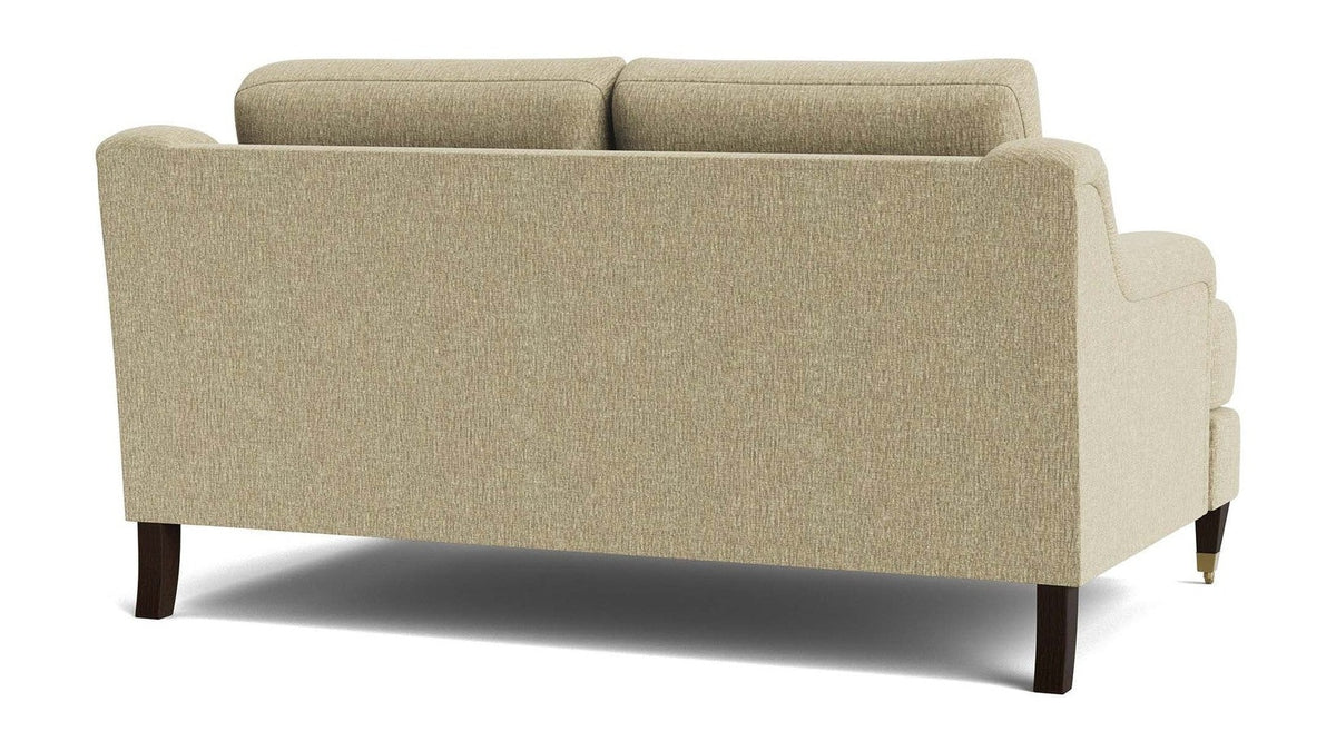 Stockten English Arm Loveseat with Casters