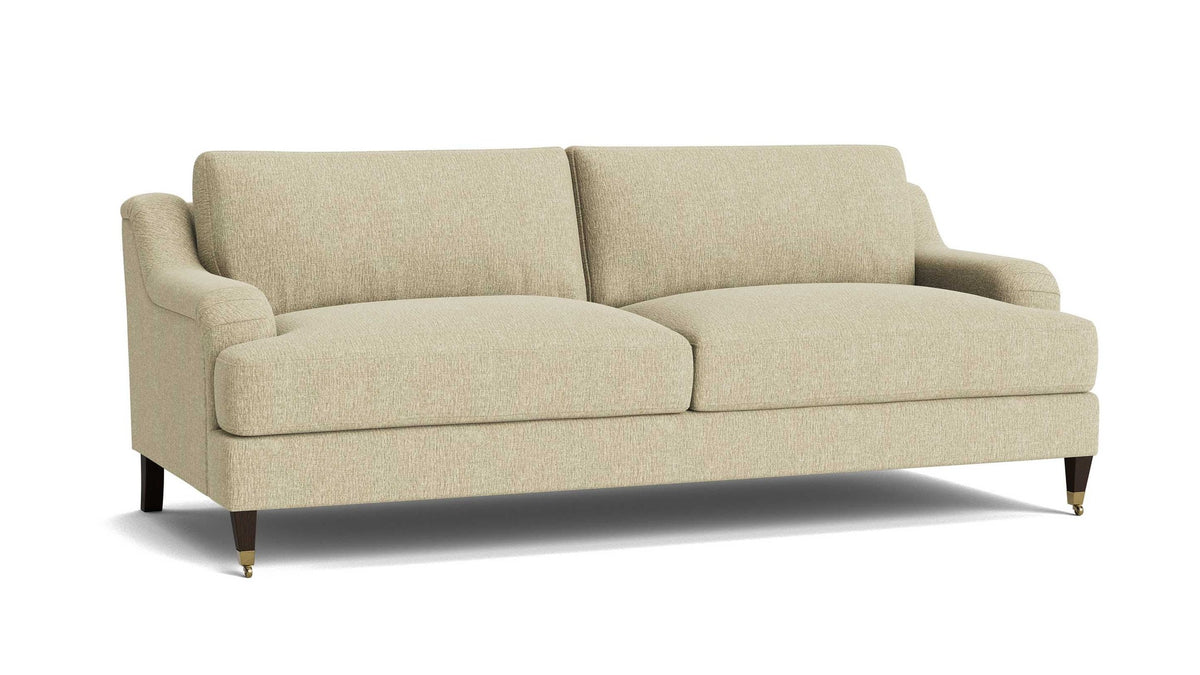 Stockten English Arm Sofa with Casters