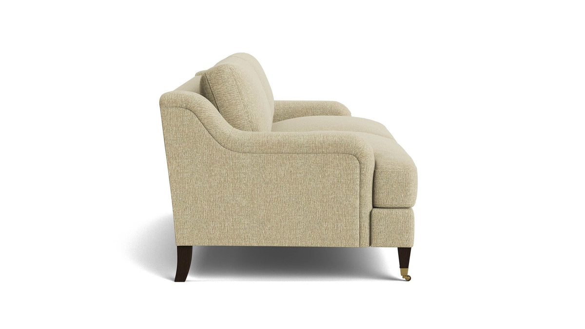 Stockten English Arm Sofa with Casters