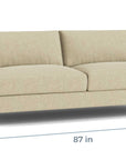 Stockten English Arm Sofa with Casters