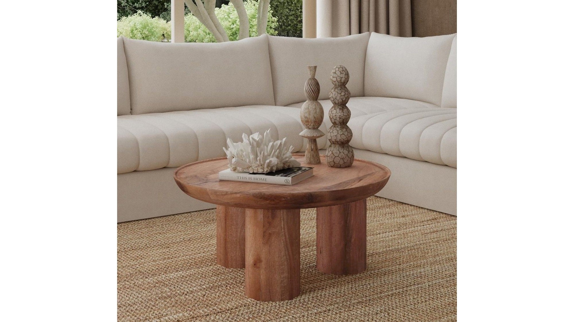 Blair - Round Cocktail Table - Dark Brown