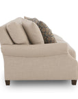Audrey Roll Arm Sofa with Accent Pillows