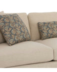 Audrey Roll Arm Sofa with Accent Pillows