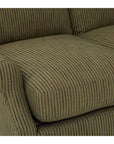 Audrey Roll Arm Sectional with Accent Pillows