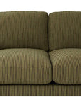 Audrey Roll Arm Sectional with Accent Pillows