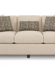 Audrey Roll Arm Sofa with Accent Pillows