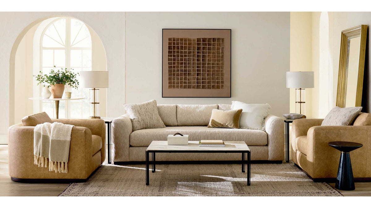 Everly Knife Arm Sofa