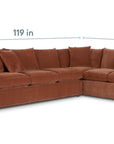 Lawson Wide Track Arm Sectional