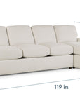 Ellington Roll Arm Sectional
