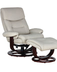 Dawson - Swivel Pedestal Recliner And Ottoman