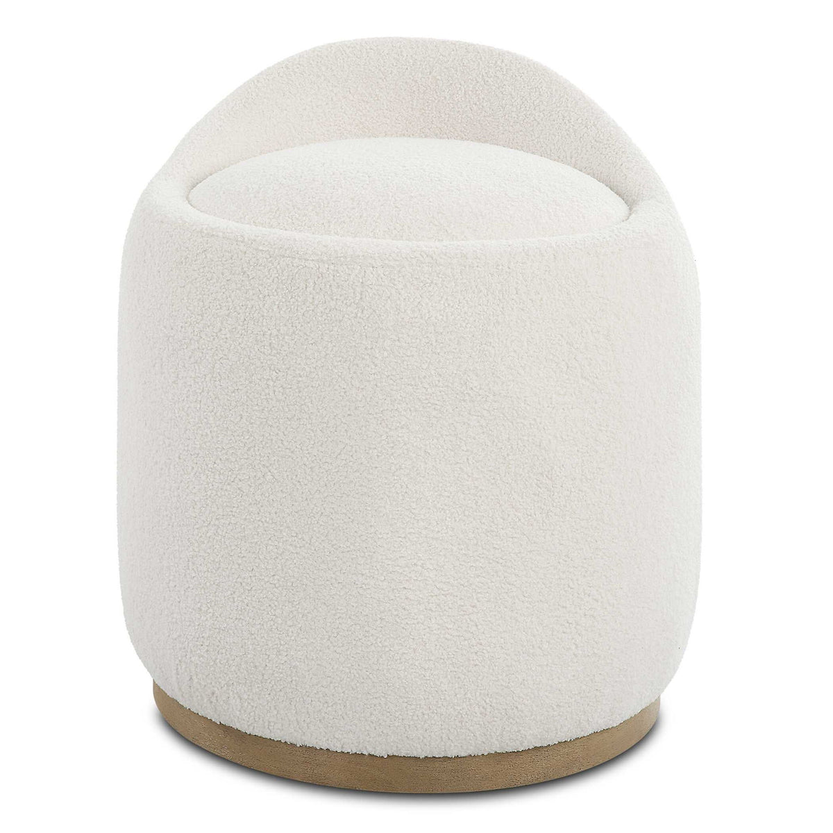 Swirl - Swivel Sheepskin Ottoman