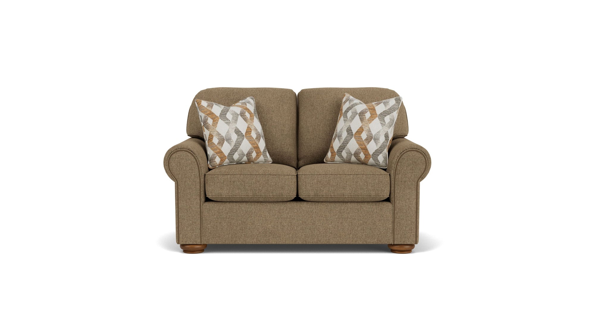 Preston - Fabric Loveseat With Nailhead Trim