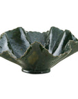 Verdant Bloom - Outdoor Bowl - Emerald Green