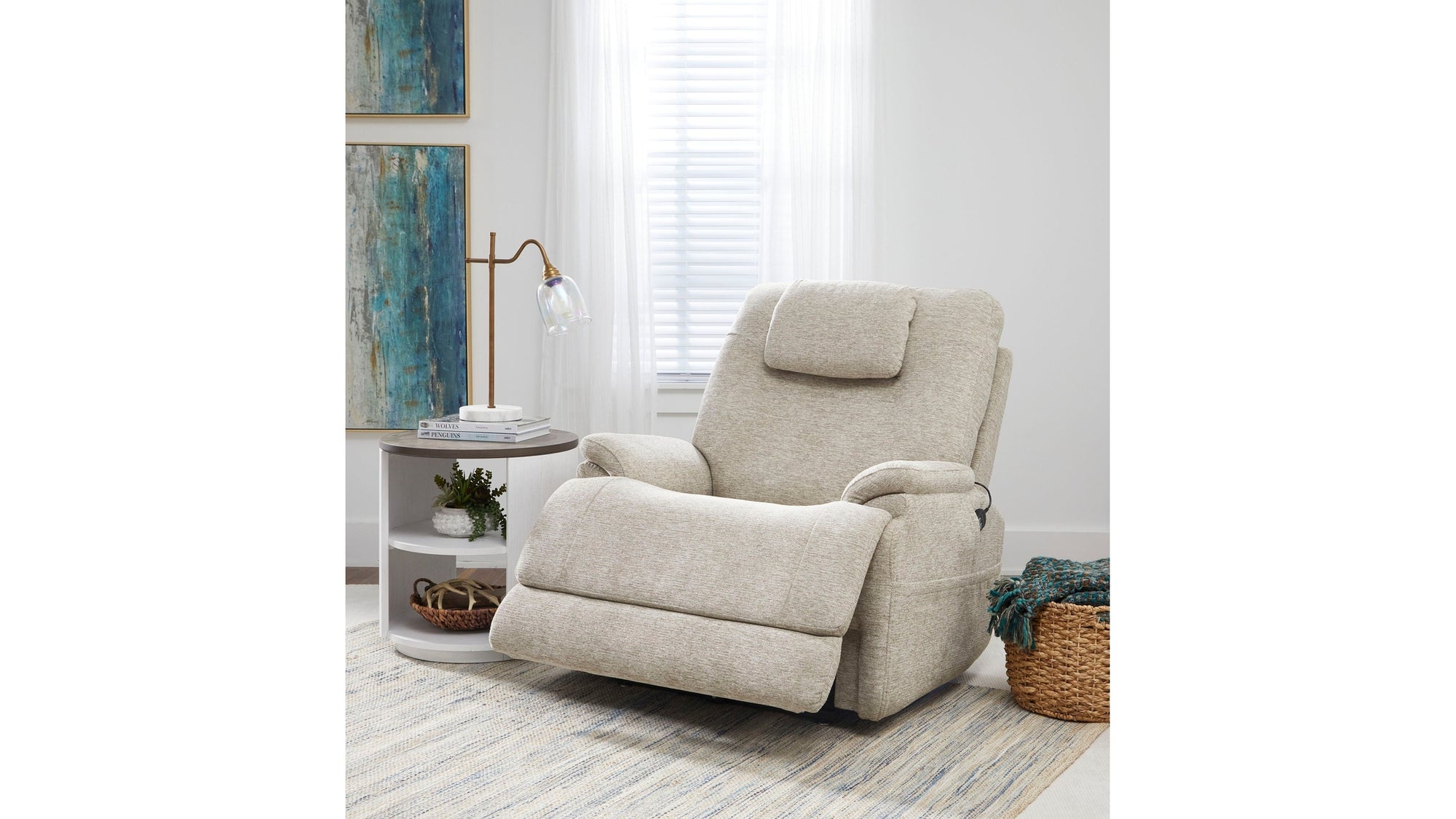 Zecliner Model 2+ - Power Lift Recliner With Power Headrest, Lumbar, Heat &amp; Massage