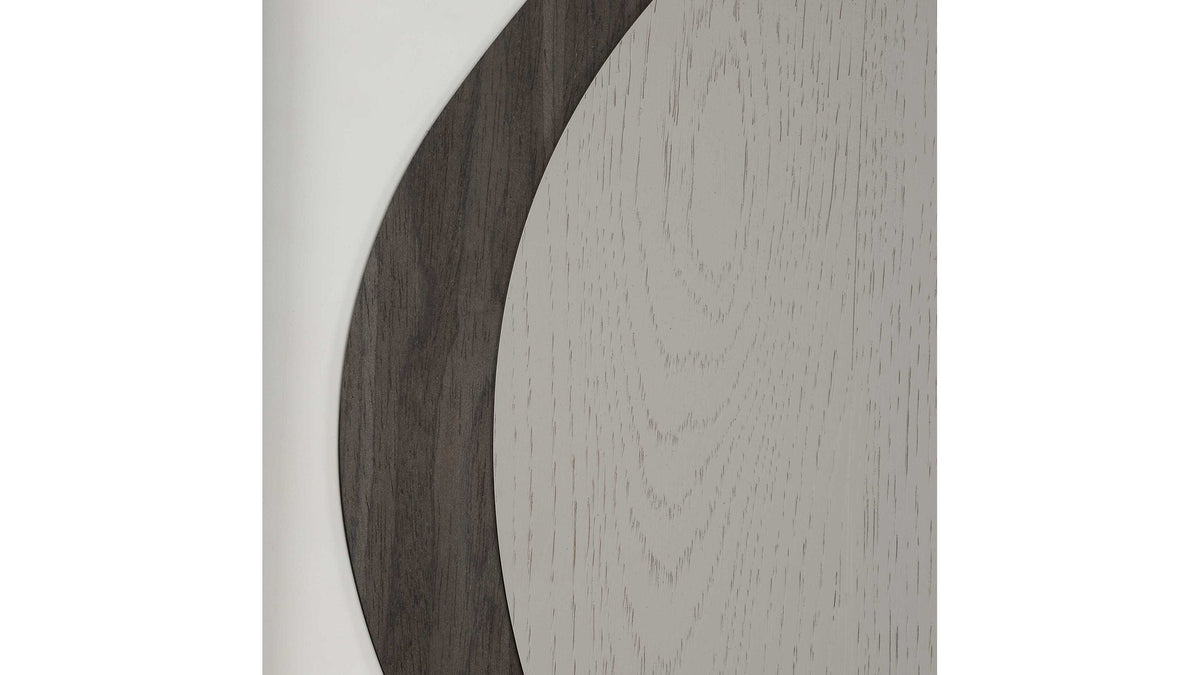 Joel - Modern Wood Wall Art (Set of 2) - Brown / Gray
