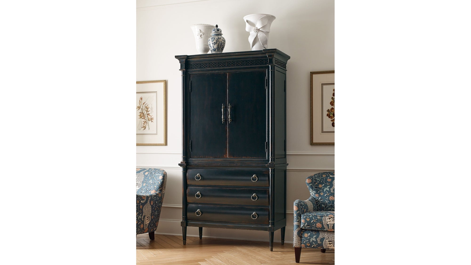 Charleston - Jewelry Armoire - Black