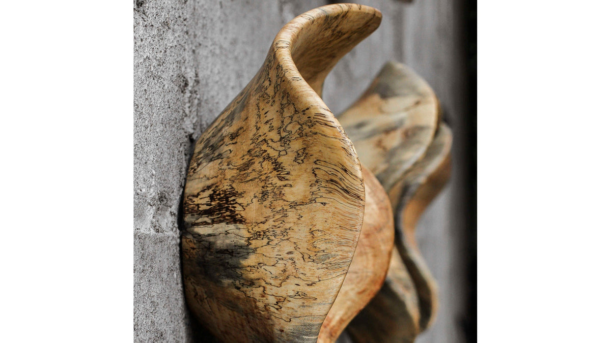 Tamarine - Wood Wall Art (Set of 3) - Light Brown